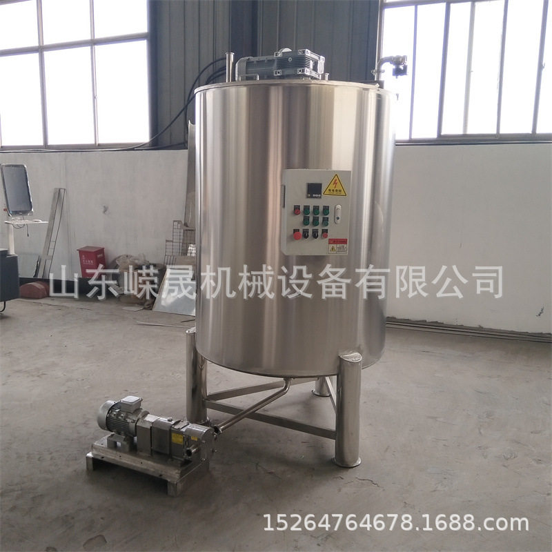 1500升半开盖搅拌罐 立式洗洁精搅拌容器 洗衣液搅拌设备