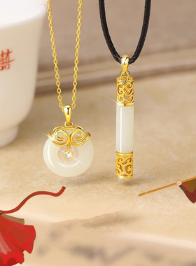 情侣项链一对情侣款纯银项链男女