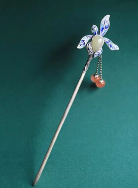 梦华录纯银步摇发簪女古风高级