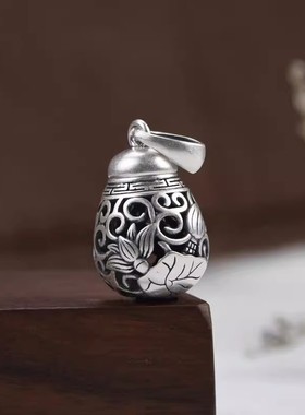 S925纯银随身香薰球香囊吊坠小众