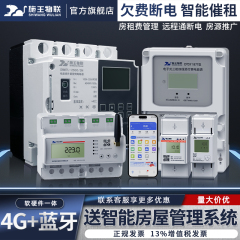 施王物联网4G预付费出租房扫码远程充值抄表三相380V小型智能电表