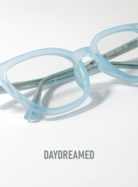 韩版复古蓝色眼镜框ins风显脸瘦防蓝光中性平光镜可配近视眼镜架