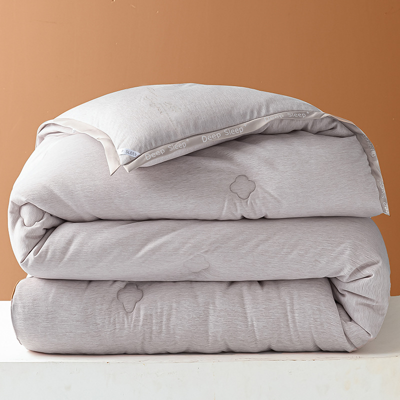 自然醒A类生姜抗菌暖绒冬被加厚保暖双人家用被芯羽丝绒柔软被子