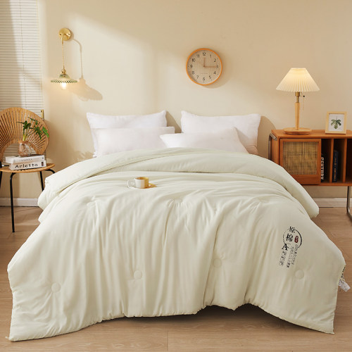 自然醒原棉秋冬被加厚保暖大豆被