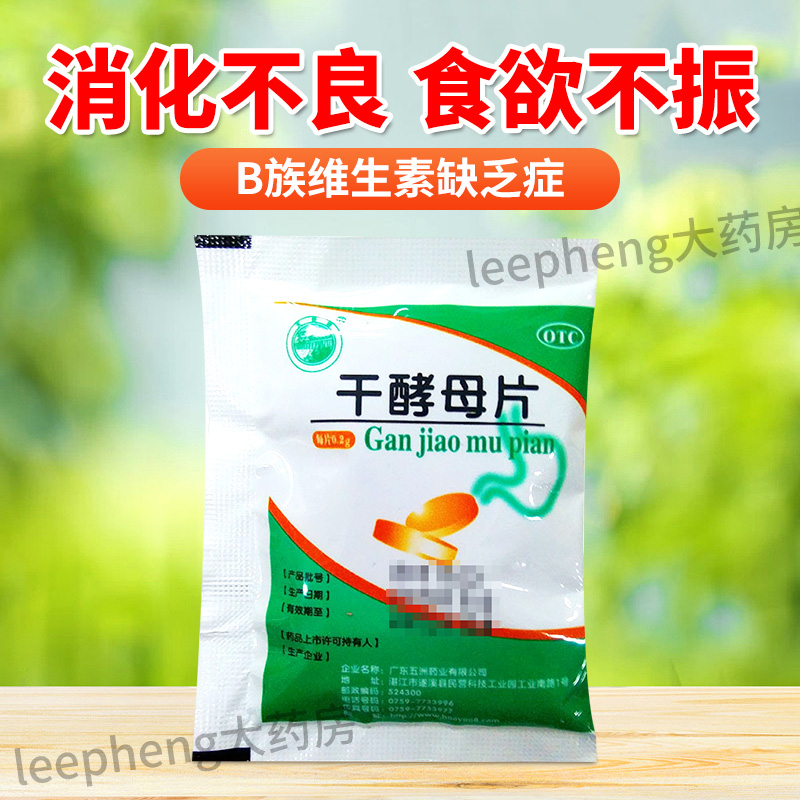 【天桥牌】干酵母片200mg*80片/袋