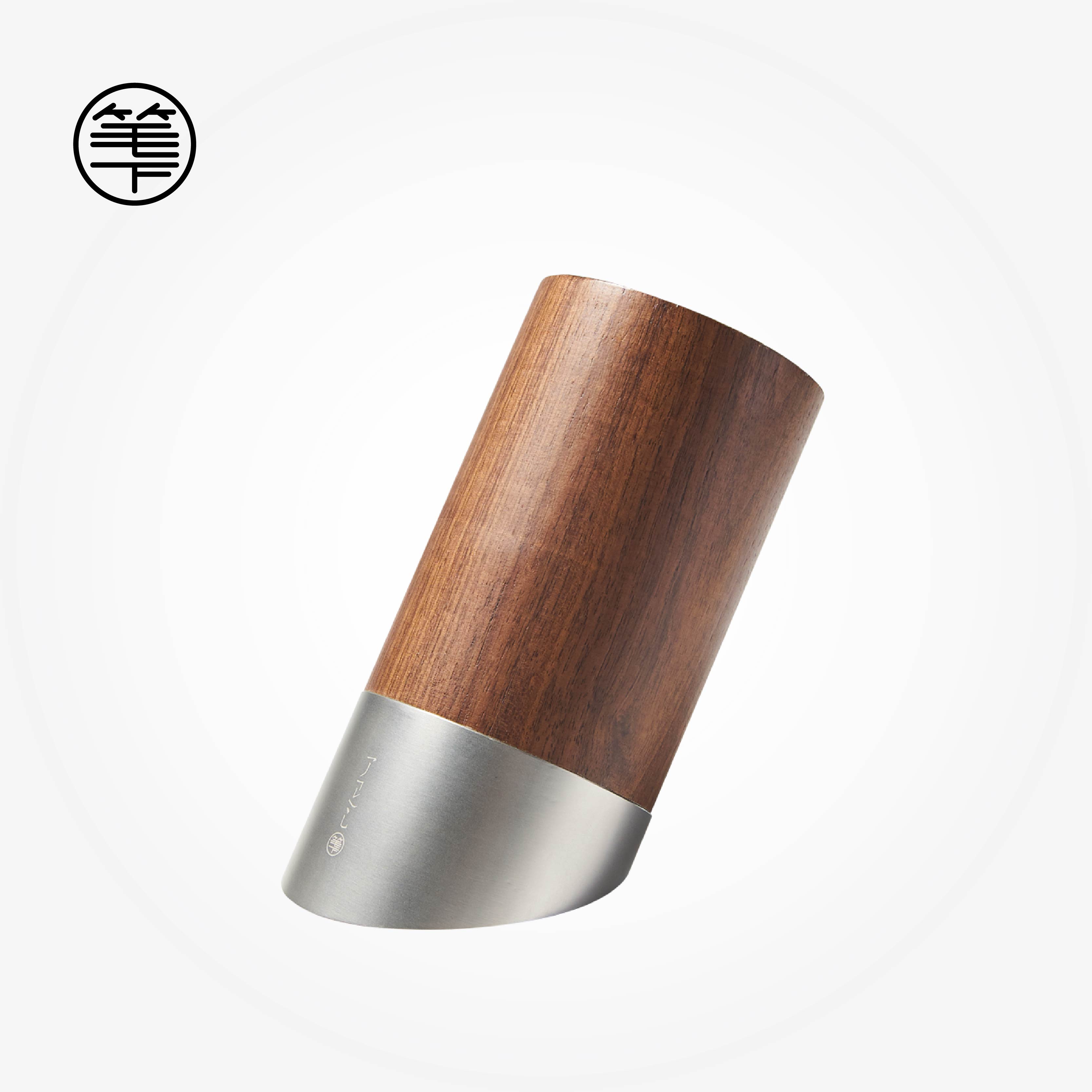 笔下笔筒办公室桌面收纳盒创意礼品中国风轻奢高级感简约风格斜插