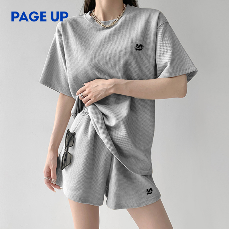 pageup22年夏字母短袖套装