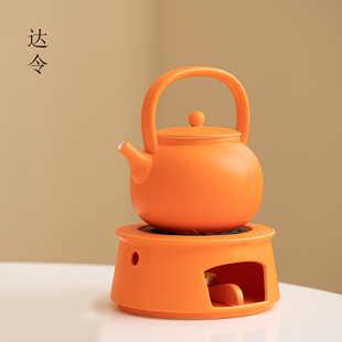 家用小茶炉 达令温茶炉陶瓷保温炉蜡烛加热底座大号温茶小火炉中式