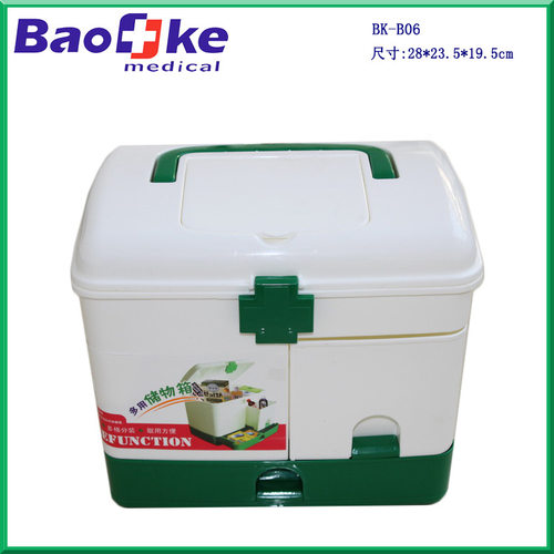 多功能塑料箱 家庭急救箱 塑料药箱 多抽屈急救箱家用 急救箱B06