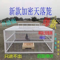 特大號(hào)鴿子籠跳進(jìn)口籠子家用只進(jìn)不出養(yǎng)殖專用活絡(luò)門(mén)撞門(mén)神器自動(dòng)