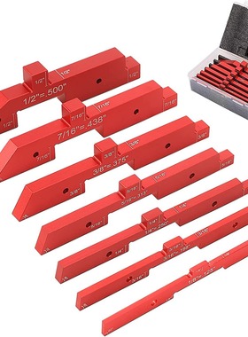 新款可调节 木工垫块量块 高度尺规Setup Blocks guage