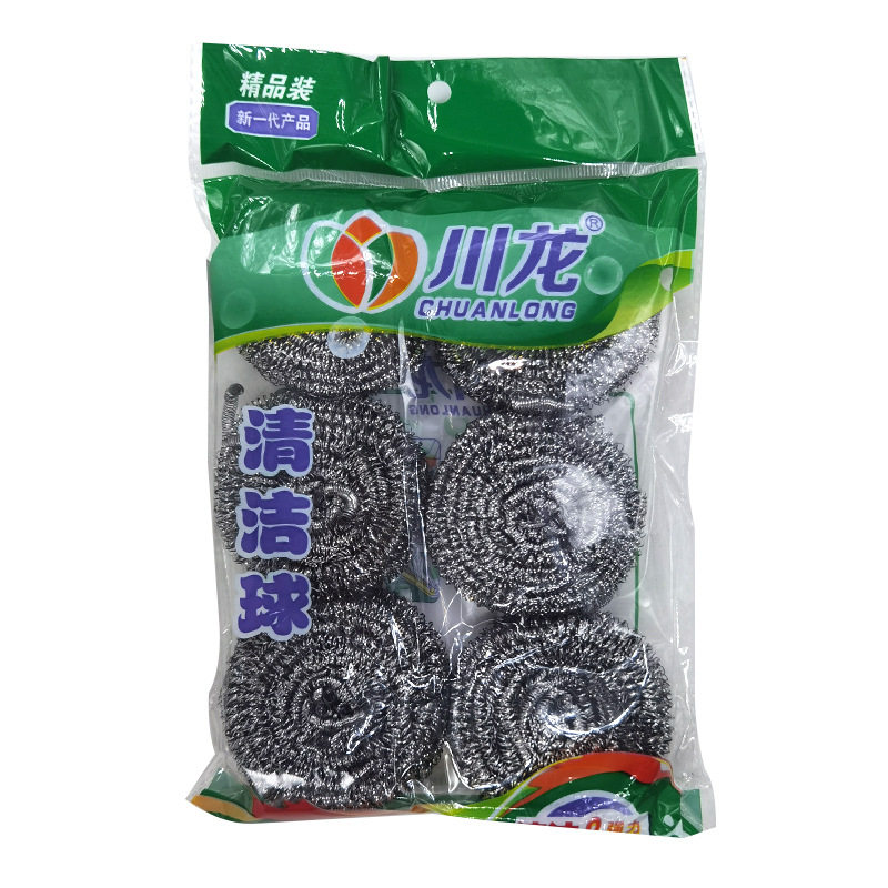 6只装钢丝球金属清洁球不掉丝厨房刷锅碗刷耐用不生锈去油污,洗护清洁剂/卫生巾/纸/香薰,不锈钢清洁剂/膏,淘宝优惠券,粉丝福利购,淘宝优惠卷