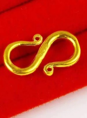 金色M字光面连接扣600