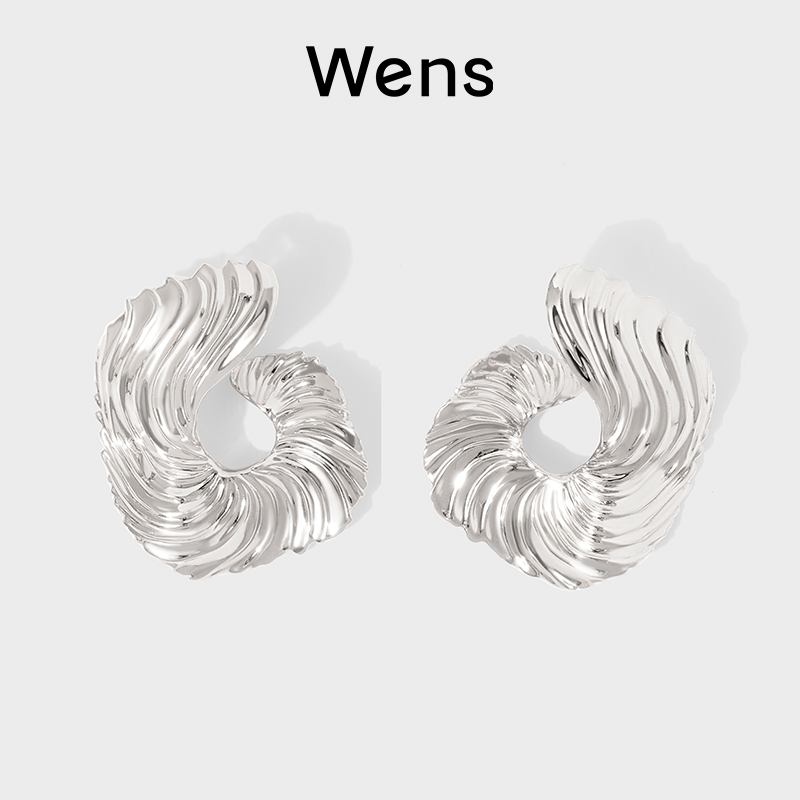 抽象耳环Wens夸张抽象女