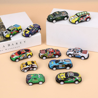 玩具小车合金回力车迷你型小汽车可爱男孩回力系列地推活动用品
