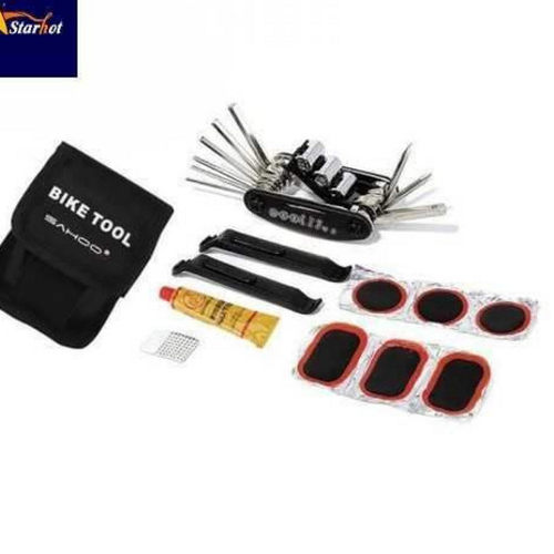 Portable Cycling Bike Bag Tyre Repair Kit Bicycle Tool wit