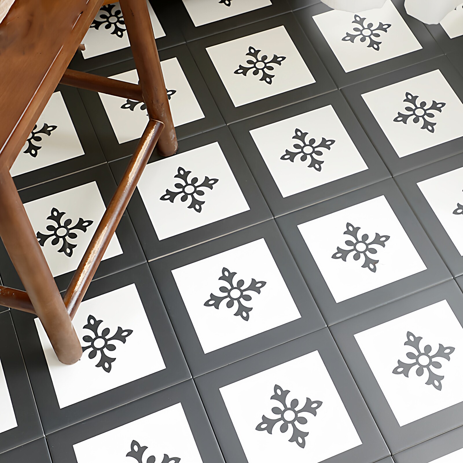 美式中古风自粘地板贴可裁剪厨房防滑地贴防水防滑耐磨卫生间贴纸,家居饰品,地贴,淘宝优惠券,粉丝福利购,淘宝优惠卷