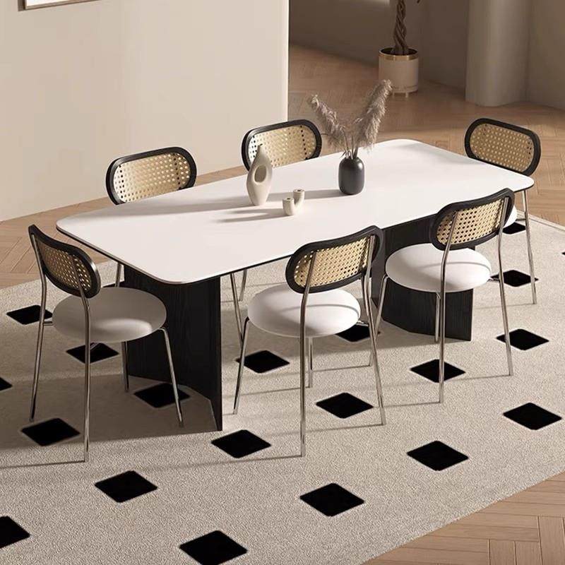 意式轻奢实木岩板餐桌家用现代简约小户型白蜡木餐桌椅组合极简风,机械设备,其他机械设备,淘宝优惠券,粉丝福利购,淘宝优惠卷