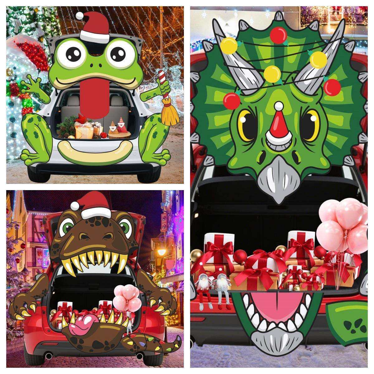 XZ050-056跨境圣诞节大尺寸汽车后备箱装饰贴节日派对车库门墙贴,机械设备,其他机械设备,淘宝优惠券,粉丝福利购,淘宝优惠卷