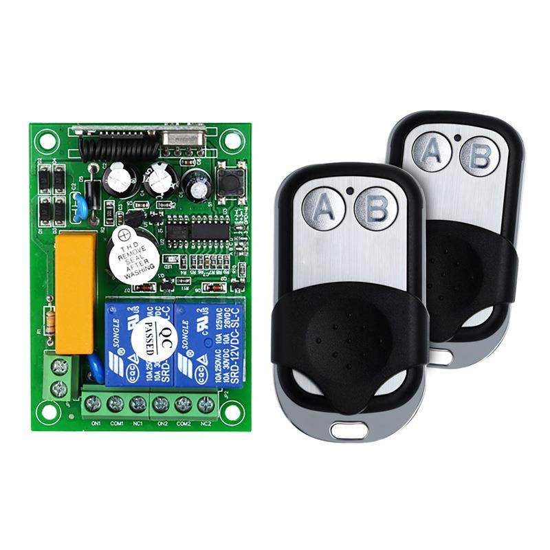 交流220伏两路遥控开关 无源信号点输出 点动自锁接收板 学习码,机械设备,其他机械设备,淘宝优惠券,粉丝福利购,淘宝优惠卷