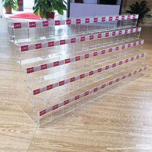 笔架文具店展示架多层阶梯宝塔柜台亚克力透明架子学生钢笔收纳架