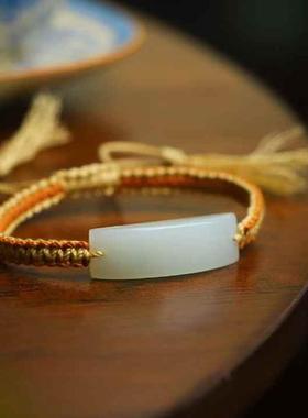 羊脂白玉平安手牌俄料手牌