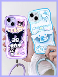 a54硅胶a72 a03卡通a15女a23气囊支架a33全包a51 可爱库洛米挂链适用三星s24ultra手机壳s23fe防摔s21 新款