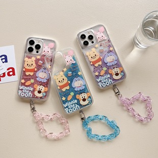 note10 s22ultra s8可爱流沙a03 a15男女a23 a42防摔a51全包a72 卡通维尼熊适用于三星s24 a32 手机壳s23fe