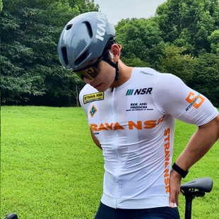 STRAVA NSR骑行服男款短袖透气速干车队竞技款公路车骑行上衣