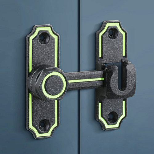 免打孔厕所门锁家用通用型门栓推拉门锁扣室内锁具卫生间浴室门扣