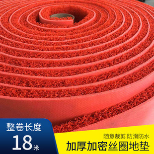 丝圈地毯PVC塑料地垫入户门垫电梯酒店地垫子卷材防滑垫进门脚垫