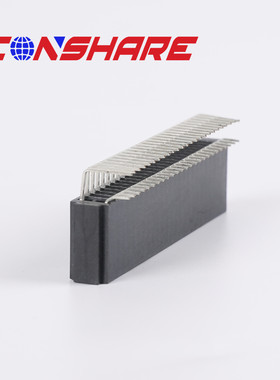 半金锡 3U板卡连接器高温料黑色大电流连接器POWER接口厂家直出