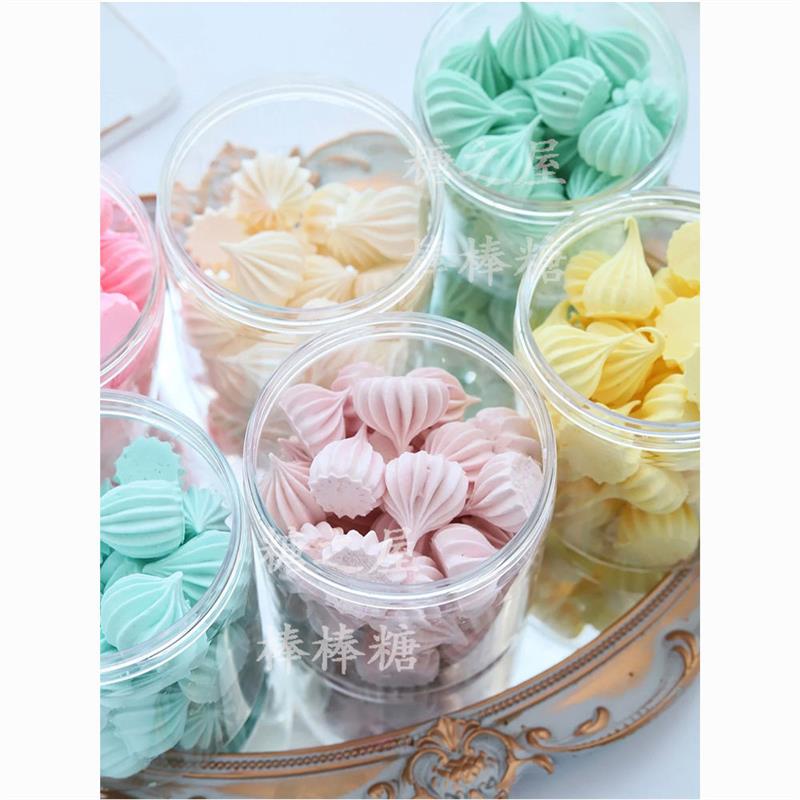 新蛋白糖买二送一手工零食甜点高颜值彩虹糖果蛋糕装饰独角兽马林