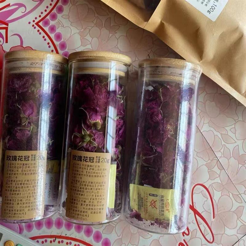 平阴玫瑰花茶重瓣干玫瑰非特级山东花冠茶大朵官方旗舰店花草茶女