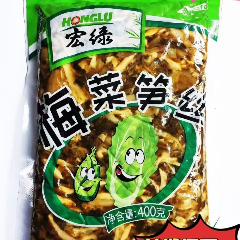 宏绿梅菜笋丝400g包邮小咸菜爽口菜混装蔬菜脆混搭大袋小包