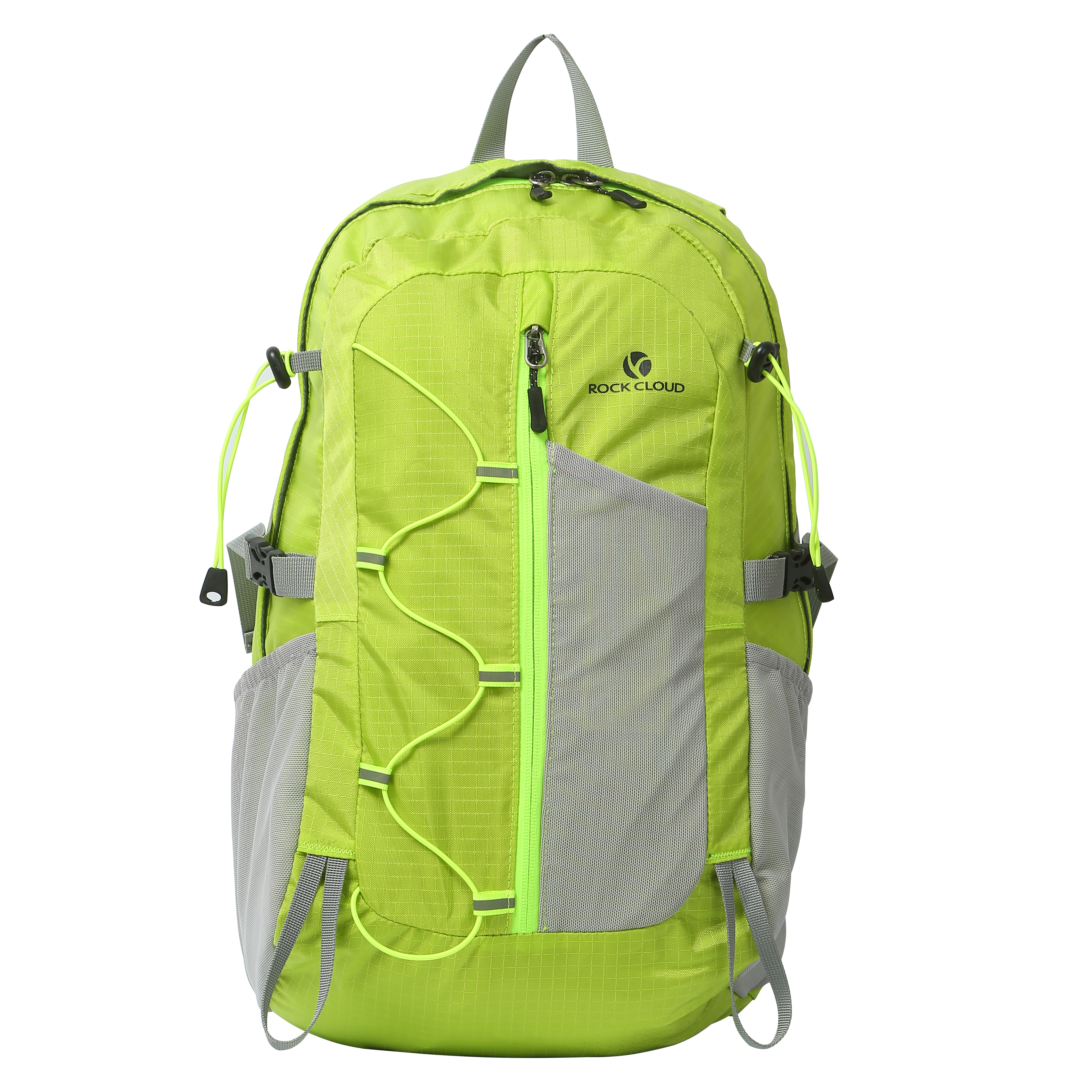 RockCloud户外运动大容量25升浅绿双肩包徒步旅行包休闲轻背包