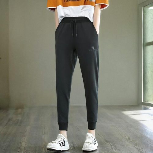 岩云运动宽松街头显瘦束脚卫裤