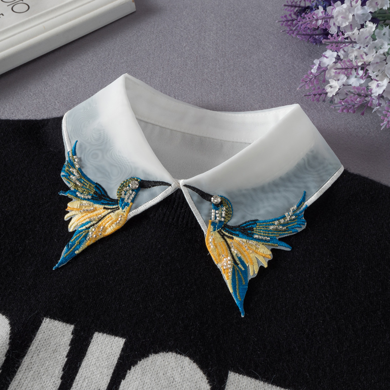 假领子毛衣卫衣装饰领