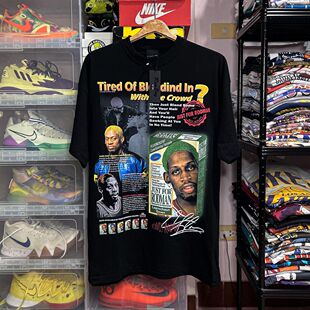 厚重感!重磅270克纯棉!欧美潮牌t恤港风个性球星潮流短袖复古