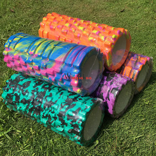 迷彩狼牙瑜伽柱空心浮点瑜伽柱普拉提柱平衡棒泡沫轴33m现货