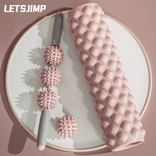 泡沫轴肌肉放松器浮点泡沫滚轴