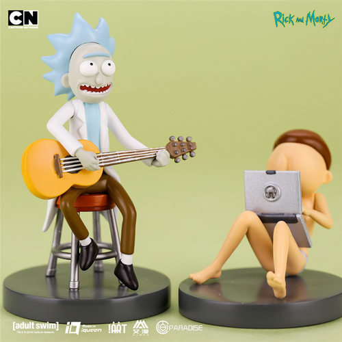 正品瑞克和莫蒂周边RickandMorty系列盲R盒潮玩手办摆件公仔