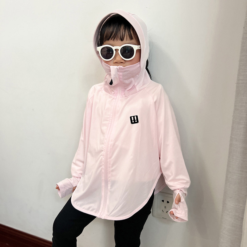 日本小兔子儿童冰丝防晒衣女款夏薄款防紫外线upf50+透气亲