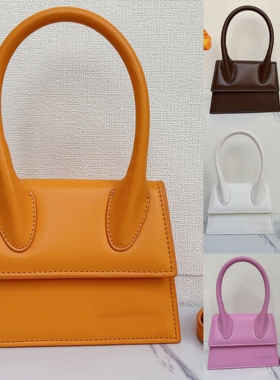 jacquemu小众设计腋下手拎超火单肩手提斜挎包小方包手机包女包