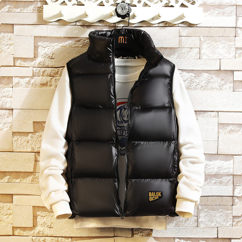 黑金马甲男秋冬季防寒外穿羽绒棉背心宽松情侣面包服外套厂家直销,男装,常规马甲,淘宝优惠券,粉丝福利购,淘宝优惠卷