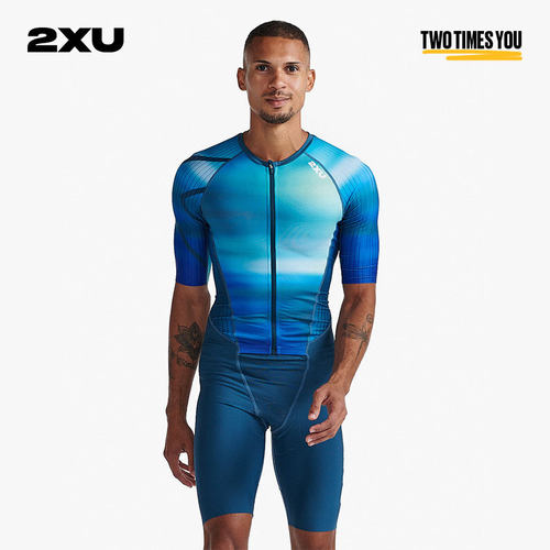 2xu男士户外连体骑行服