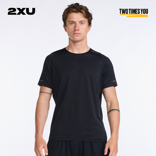 Speed系列男透气速干t恤跑步上衣吸汗户外马拉松短袖 2XU Light
