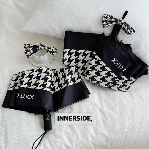 幸运千鸟格雨伞女晴雨两用遮阳太阳伞防晒防紫外线伞高颜值雨伞