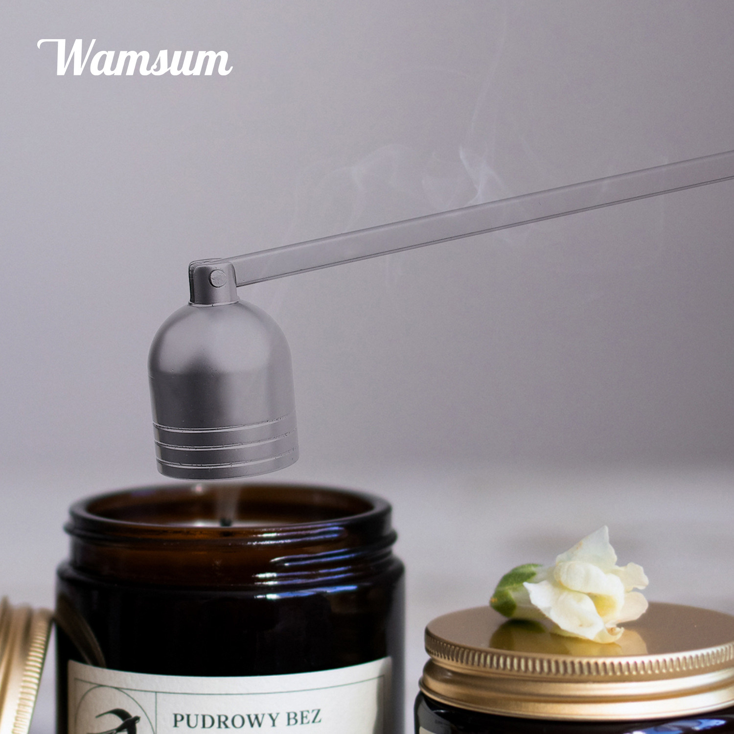 WAMSUM新款蜡烛灯芯剪刀灭烛罩灭烛剪灭烛勾香薰灭烛器工具套装