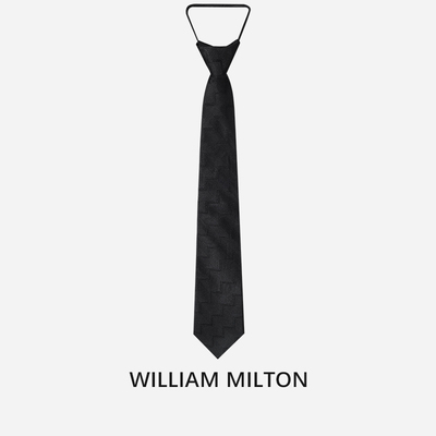 WILLIAMMILTON步步高升真丝领带
